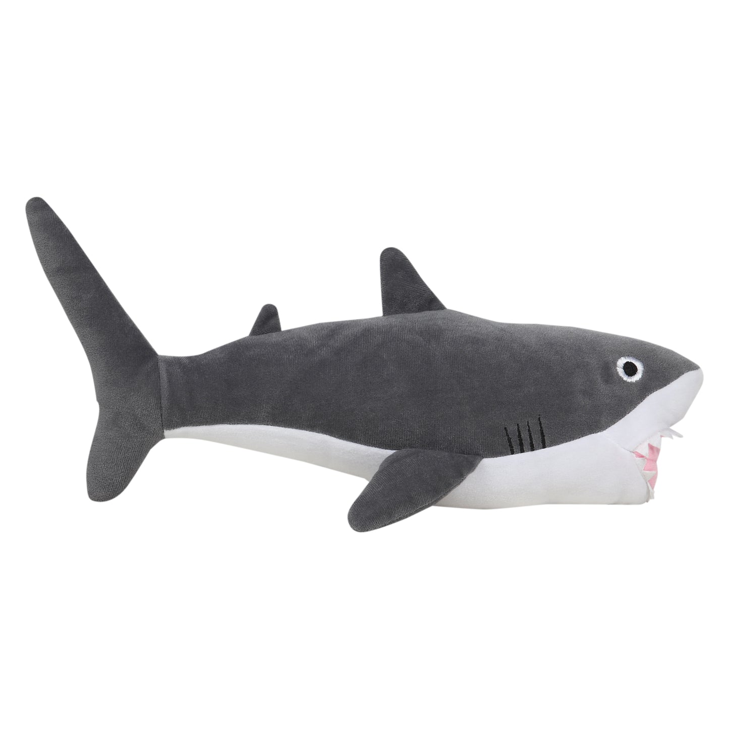 Grey Jaws Shark Soft Toy 35 cms