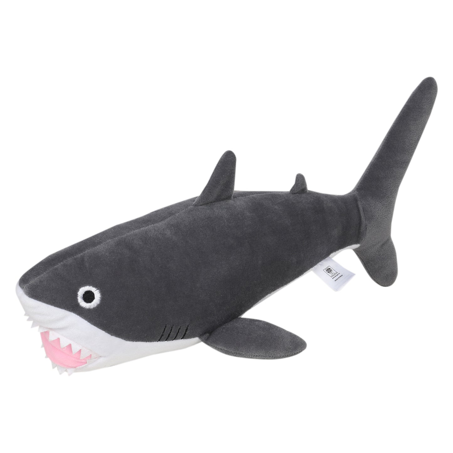 Grey Jaws Shark Soft Toy 35 cms